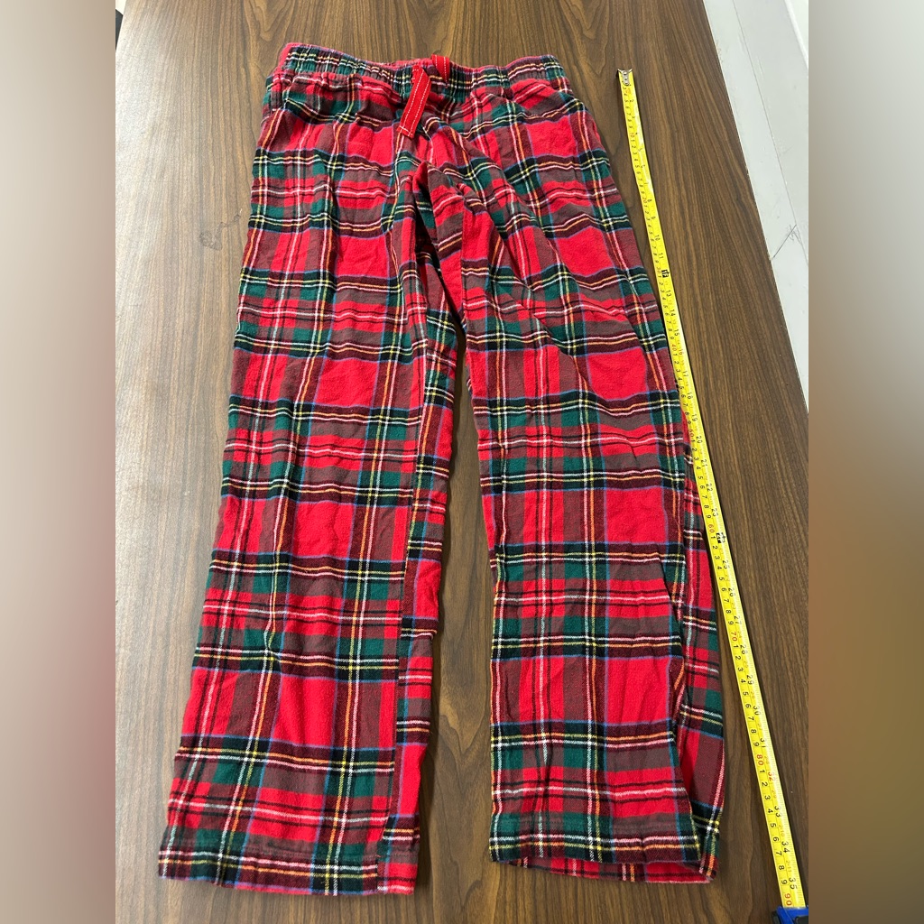 Plaid Red Bottoms Used As Pajama Pants Plaid Red Bottoms Used As Pajama Pants